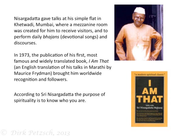 advaita nisargadatta jnana